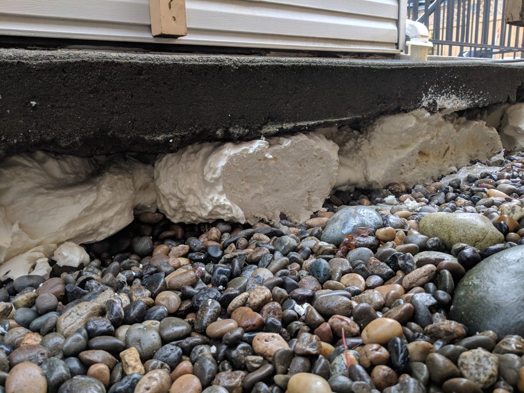 polyurethane foam under concrete - how it works