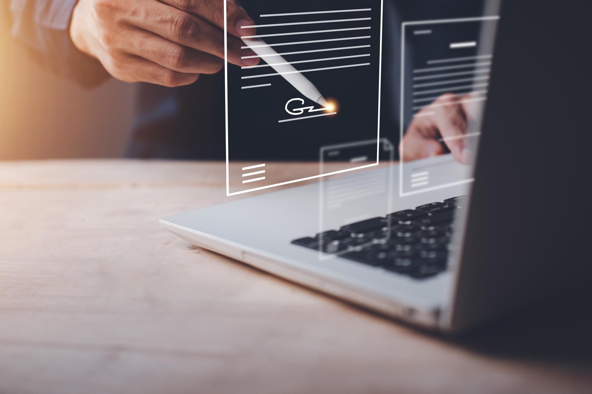 website terms of use concept