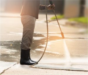 Cleaning and Maintaining Your Concrete After Lifting with techniques like pressure washing