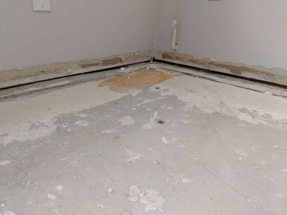 basement / ground floor slab after concrete lifting