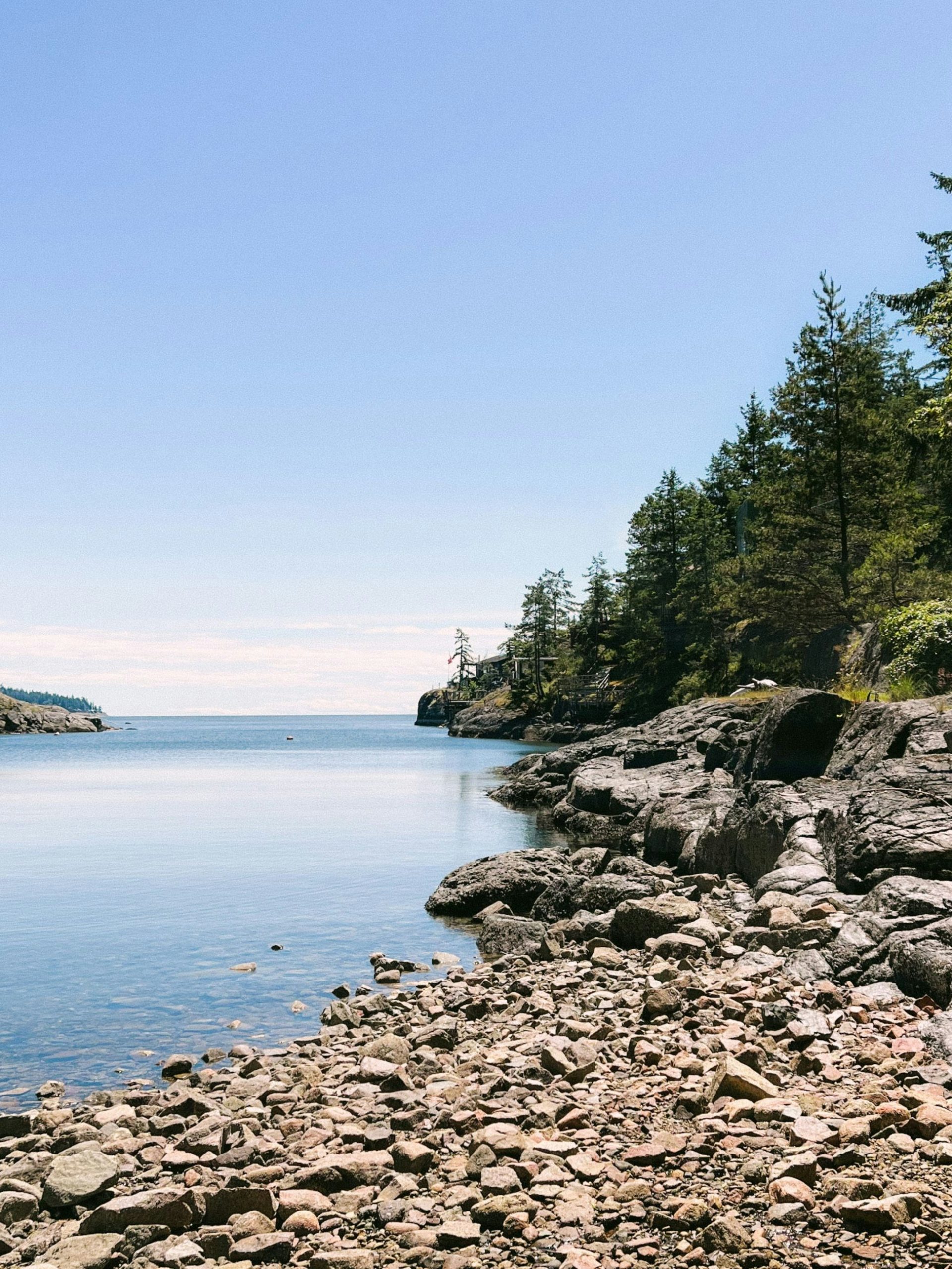 Coastal view in the Sunshine Coast, BC